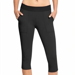 Derek Lam 10C X Athleta Chelsea Capri Pants workout joggers small spandex pocket